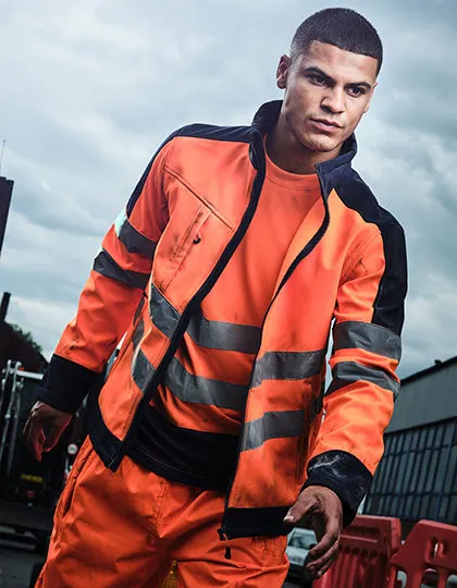 Pro Hi-Vis Softshell Jacket-REGATTA