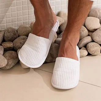 [TC066] Pantoufles mules gaufrées-TOWEL CITY