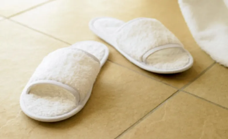 Classic Terry Slippers - Open Toe-TOWEL CITY