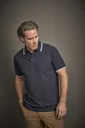 Luxury Stripe Stretch Polo-TEE JAYS