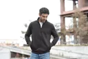Full Zip Sweat Cardigan-TEE JAYS