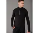 Haut Manches Longues zip ¼ Homme-TOMBO