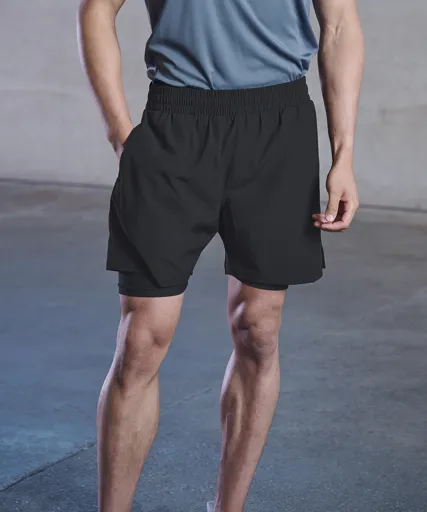 Men's Double Layer Sports Short-Tombo