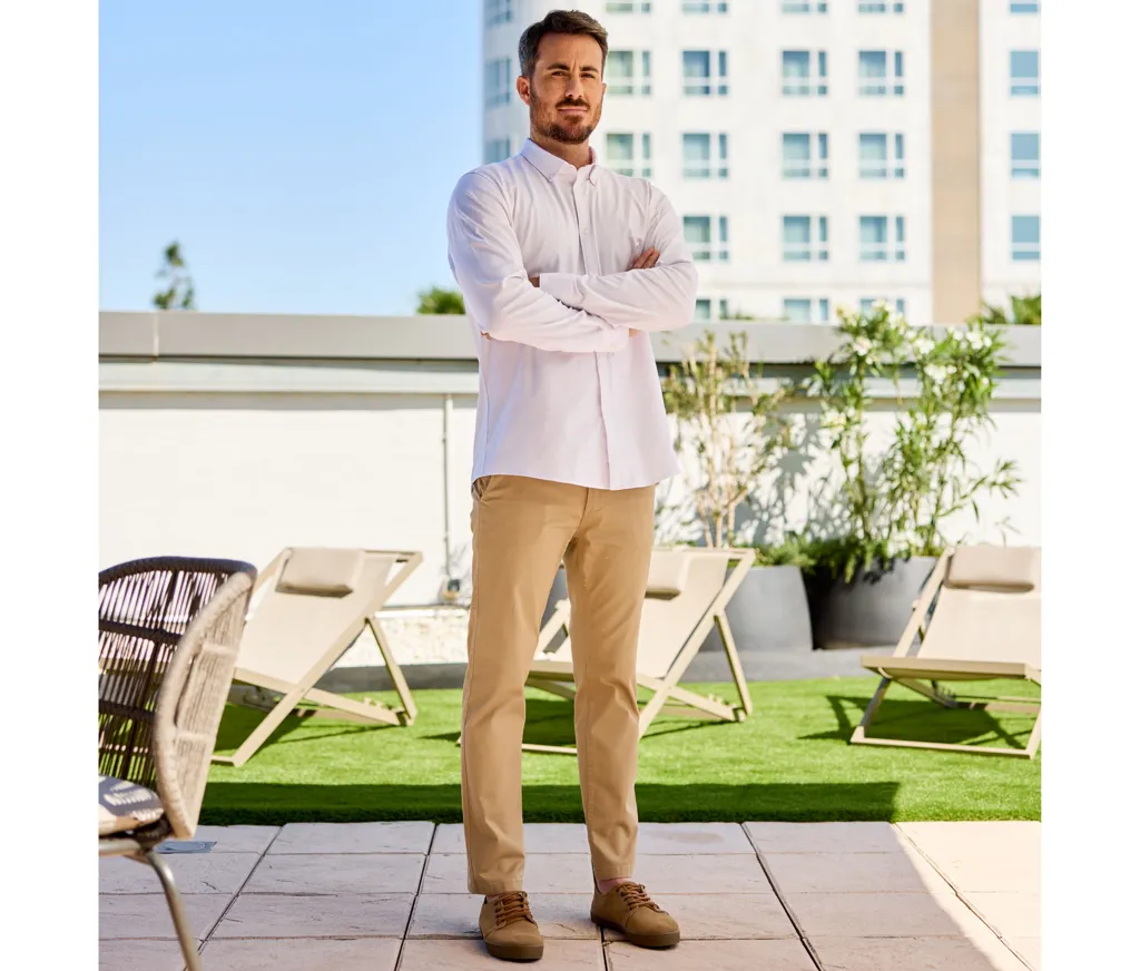 Pantalon Homme Chino Stretch-Velilla