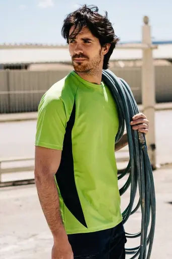 T-Shirt Technique Bicolore-VELILLA