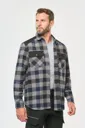 Chemise à carreaux avec poches homme-WK. Designed To Work