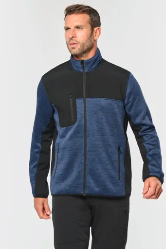 Veste recyclée en polytricot homme WK