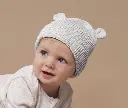 Organic Baby Bear Beanie