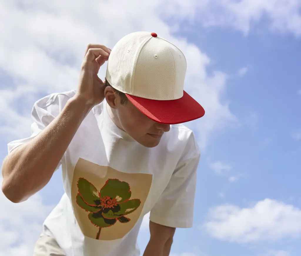 CONTRAST FLAT PEAK 6 PANEL CAP BEECHFIELD