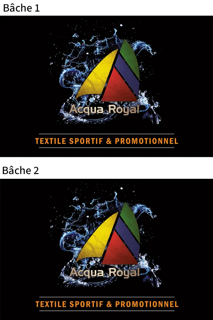 Bâches imprimée PVC 440g/m² 
