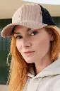 Casquette en velours côtelé et maille à 6 panneaux DAIBER