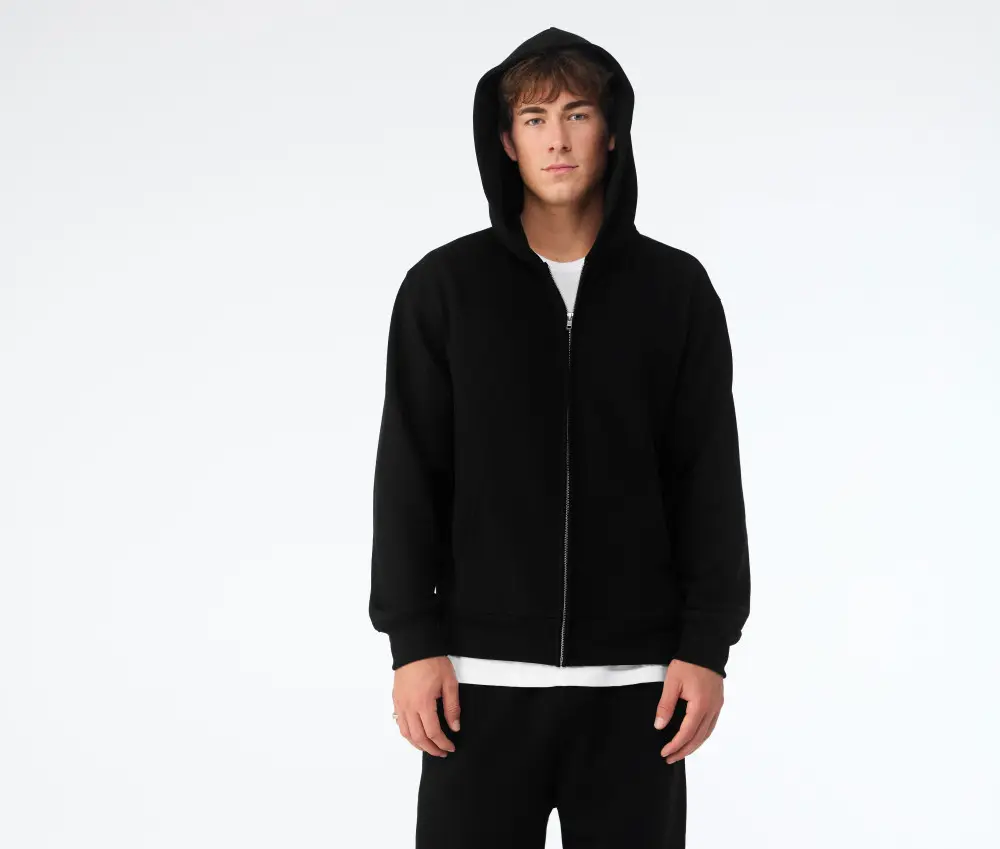 Sweat à capuche lourd zippé BELLA + CANVAS
